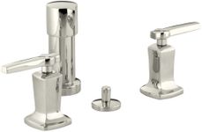 Kohler 16238-4-SN Bidet Faucet, Vibrant Polished Nickel