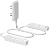 LIDER Outlet Extender with 3 Receptacles, 2 Power Strip with USB-A & USB-C, Ultra-Thin Wall Plate Plug with Cord Extender, 3-Outlet Power Strip, 3ft Cord, 1625W, ETL Listed, Matte White