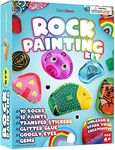 Dan&Darci Rock Painting Kit for Kids -Arts and Crafts for Girls & Boys Ages 6-12 -Craft Kits Art Set -Supplies for Painting Rocks -Best Tween Paint Gift, Ideas for Kids Activities Age 4 5 6 7 8 9 10