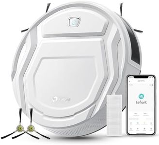 LEFANT Saugroboter, Superschlank Staubsauger Roboter mit Starke Saugleistung, WLAN Roboterstaubsauger Kompatibel mit Alexa und APP-Steuerung, Selbstaufladung und Leise für Tierhaare, Teppich-M210
