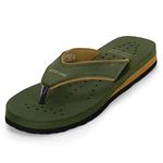 DOCTOR EXTRA SOFT Care Diabetic Orthopedic Pregnancy Flat Super Comfort Dr Flipflops and House Slippers For Women's and Girl's D-18-Olive-8 UK
