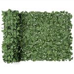 CHRISTOW Artificial Hedge Roll, Ivy Leaf Screening, Privacy Fence Screen, UV-Resistant, 1m x 3m (9ft 10" x 3ft 3")