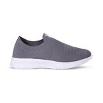 Men's Moonwalk-01 Sports Walking,Running & Gym Shoes with Eva Sole Extra Jump Casual Slip-on Shoes for Men's & Boy's in Grey Color and Size is 07