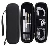 Unigear Ethylene Vinyl Acetate (Eva) Black Hard Pencil Case Eva Hard Shell Pen Case Holder For Executive Fountain Pen And Stylus Touch Pen (Black, Small)