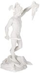 Design Toscano Perseus Beheading Medusa Greek Gods Statue, Marble Polyresin, White, 30.5 cm