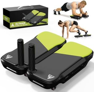 Upgrade Ab Roller Wheel Detachable Abdominal Wheel With 360° for Core Workout, Multi-Directional Abs Roller Board For Full body exercise Home Gym of All Fitness Levels, Ab Trainer with 8 Wheels