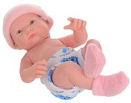 Hapsters Life-Like Realistic Cute Vinyl New Born Mini Baby Doll - 20 CM