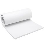 White EVA Foam Sheets Roll, Cosplay Foam for Crafts (10mm, 34.9 cm x 99.1 cm)