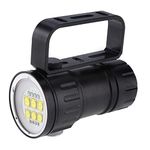 Jiawu Diving Flashlight，28800 IPX8 Scuba Dive Light，80M Underwater Waterproof Diving Torch Flashlight，LED Submersible Underwater Sport，Fill Light Dive Photography Video