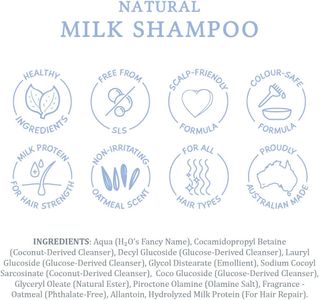MooGoo Milk Shampoo 500ml – Gentle Natural Hair Cleanser