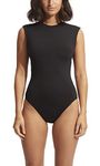 Seafolly Women's Cap-Sleeve Open-Back One Piece Swimsuit, Eco Collective Black, 10