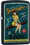 Zippo Lighter Brass Individual Design Original Pocket Size, Messing, Black, Normal