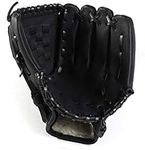 Acidea Catchers Mitt Adult, Baseball Glove Softball Gloves Baseball Gloves and Softball Fielding Glove for Left Hand Adult and Youth Sizes 12.5 in Catchers Mitts Baseball Left Mitt, Black