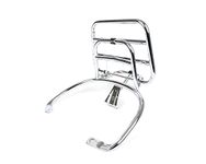 Motonostra Pannier Rack Chrome Foldable Rear Compatible with Vespa Primavera 50, 125, 150, IGET, ABS, Sprint