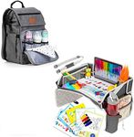 PILLANI Travel Bundle: Kids Travel Tray & Diaper Bag