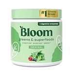 Bloom Nutrition Super Greens Powder Smoothie & Juice Mix - Probiotics for Digestive Health & Bloating Relief for Women, Enzymes with Superfood Spirulina & Chlorella for Gut Health (Original)