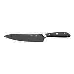 Rockingham Forge Ashwood Series 8" Chef's Knife Kitchen Knife with Ice Hardened Vanadium Steel Blades, Black, RF-1848N