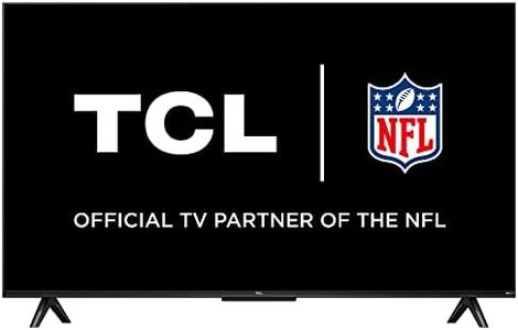 TCL 43" Class 4-Series 4K UHD HDR Smart Roku TV – 43S455, Black