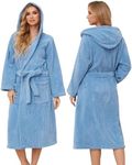 PJGGZ Hooded Bathrobes for Women, S