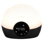 Lumie Bodyclock Glow 150 - Wake-up Light Alarm Clock with 10 Sounds and Sleep Sunset, White