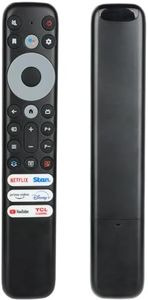 RC902V FAR1 Voice Remote Control Compatible with TCL TV C835 LED 4K & C635 QLED 4K & P735 QUHD 4K & X925 LED 8K & C735 QLED 4K Google TV Replacement Controller with YouTube Netflix PrimeVideo Buttons