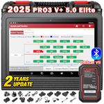 LAUNCH X431 PRO3 V+ 5.0 Bidirectional Scan Tool, OEM Topology, Scan HD Trucks, ECU Coding, 41+ Services, All System Diagnose, 2-Year Free Update