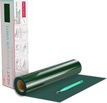 HTVRONT HTV Vinyl Rolls Heat Transfer Vinyl - 12" x 20ft Dark Green HTV Vinyl for Shirts, Iron on Vinyl for All Cutter Machine - Easy to Cut & Weed for Heat Vinyl Design (Dark Green)