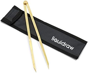 Liquidraw Navigation Divider Marine Nautical Single Handed Straight Divider Solid Brass 20cm / 8"