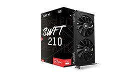 XFX SPEEDSTER SWFT210 RADEON RX 7600 CORE Gaming Graphics Card with 8GB GDDR6 HDMI 3xDP, AMD RDNA™ 3 (RX-76PSWFTFY)