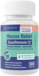 WELMATE | Mucus Relief | Guaifenesin 1200mg | Maximum Strength | 12 Hr Support | Relief from Cough, Nasal & Chest Congestion, Cold, & Allergies | Expectorant | Extended Release Tablets | 100 Ct