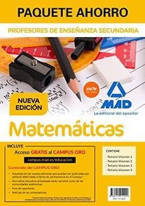 Paquete Ahorro Matemáticas Cuerpo de Profesores de Enseñanza Secundaria