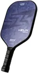 2024 SLK Helix Pro Pickleball Paddle | Carbon Fiber & Fiberglass Hybrid Face | Thermoformed Carbon Fiber Core | Unmatched Control | Camo Hex