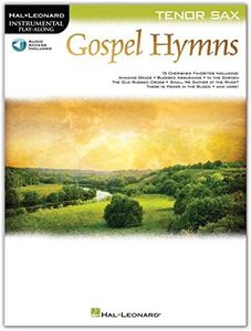 Gospel Hymns for Tenor Sax: Instrumental Play-Along Bk/Online Audio