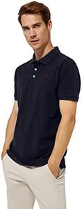 Polo Club Polo Manga Corta Azul Marino 100% Algodón para Hombre - Moda Casual - Poloshirt for Men - Polos Verano