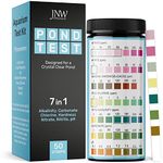 Pond Test Strips - 7-1 Pond Water Testing Kit with Ebook - Pond pH Test Kit with 50 Quick and Accurate Fish Tank Test Strips - 50 Test Strips by JNW Direct