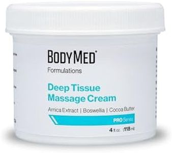 BodyMed Formulations Deep Tissue Massage Cream, 4 oz. – Fragrance-Free, All-Natural Lotion for Massage Therapy – Leaping Bunny Certified – with Arnica Extract & Jojoba – Non-Staining, & Paraben Free