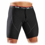 McDavid 479 Neoprene Compression Shorts for Anti-Chafe Support, Comfort, Injury Prevention and More — Thighs, HIPS, Hamstrings, Glutes, Quad, and Groin (One Pair) Black