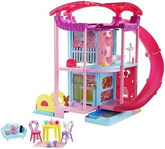 Barbie Doll House | Chelsea Playhouse with 2 Pets, Furniture and Accessories | Elevator, Pool, Slide, Ball Pit and More | Kids Toys and Gifts