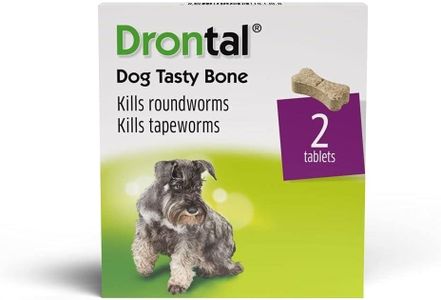 Drontal Bone Wormer for Small & Medium Dogs – Single Dose Treatment
