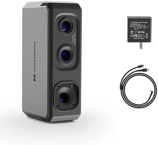 3DMakerpro 3D Scanner Seal, Small-Format 3D Scanners for Printing, Blue Led Light Source, Up to 0.01mm Accuracy, 24-Bit Full-Color Scanning