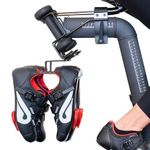 Deluxe Metal Shoe Hangers for Peloton Bike - Stable and Out of Way - Premium Accessories for Peloton Bike - Does NOT fit Peloton Bike+ - Holds 2 Pairs of Peloton Shoes (2-Pack)