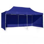 BEYOND SKY Outdoor Tent/Gazebo Tent 10x20ft Pop Up Canopy Portable & Foldable Gazebo for Outdoor Advertisement, Wedding & Camping 3 Open/Close Side Covers| Heavy Duty Lawn & Garden Canopy Tent 50Kg