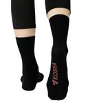 KOSHA Women's classic Merino Wool Socks for -20°C to 5°C | Pack of 1, Black | Luxurious Warmth, Moisture-Wicking, Cushioned Toe and Heel | Versatile Use & Engineered for Sub-Zero Temperatures