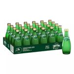 Perriers Natural Mineral Carbonated Sparkling Water, 330ml - Pack of 24, Imported (From France)