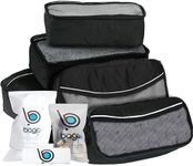 Bago Packing Cubes for Travel Bags - Luggage Organizer 5pc Set with 6 Organizers