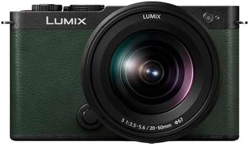 LUMIX S9 Full Frame Camera with 20-60mm F3.5-5.6 L Mount Lens, Compact Mirrorless Camera for Content Creators with Real Time LUT, Open Gate and Easy Sharing of Photos & Video – DC-S9KG (Green)