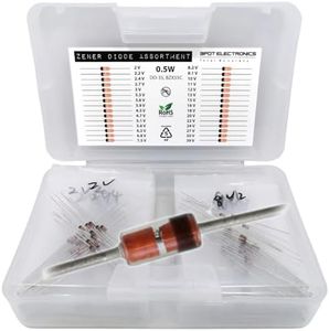 300 pcs 0.5w Zener Diode Assortment 30 Values, 2V to 39V