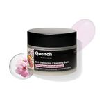 Quench Dirt Dissolving Cleansing Balm with Salicylic acid & Cherry Blossom, Gentle Makeup Remover Balm-Oil-Milk Texture, Removes Long-Wear Makeup & Sunscreen, Made in Korea 50ml