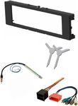 Car Stereo Radio Install Dash Kit, Wire Harness, Antenna Adapter, and Radio Removal Tool Made for 2000 2001 2002 2003 2004 2005 2006 Audi TT