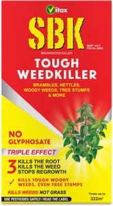 Vitax SBK Brushwood Weedkiller Concentrate 1L – Kills Roots, Brambles & Stumps